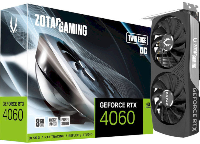 Акція на Zotac Gaming GeForce Rtx 4060 8GB Twin Edge Oc (ZT-D40600H-10M) від Stylus