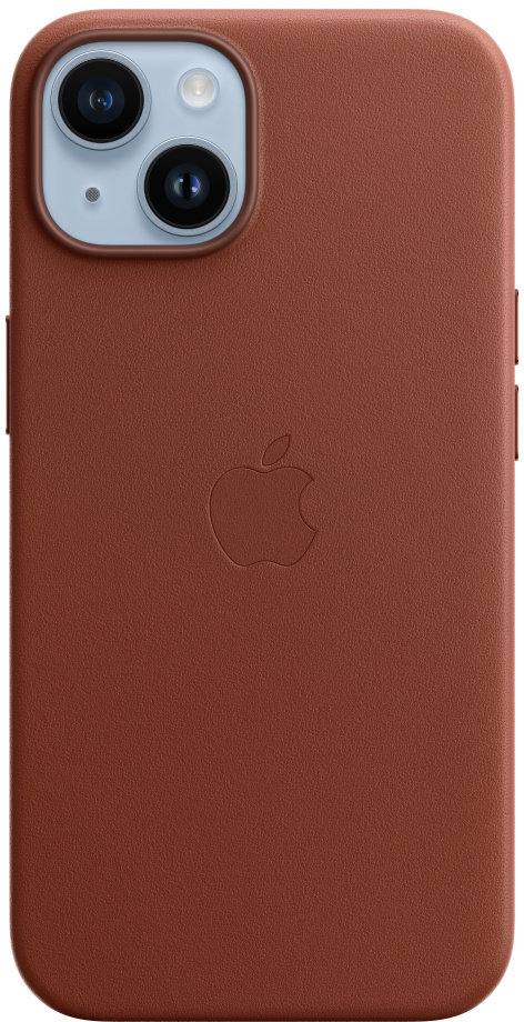 

Apple Leather Case with MagSafe Umber (MPP73) для iPhone 14