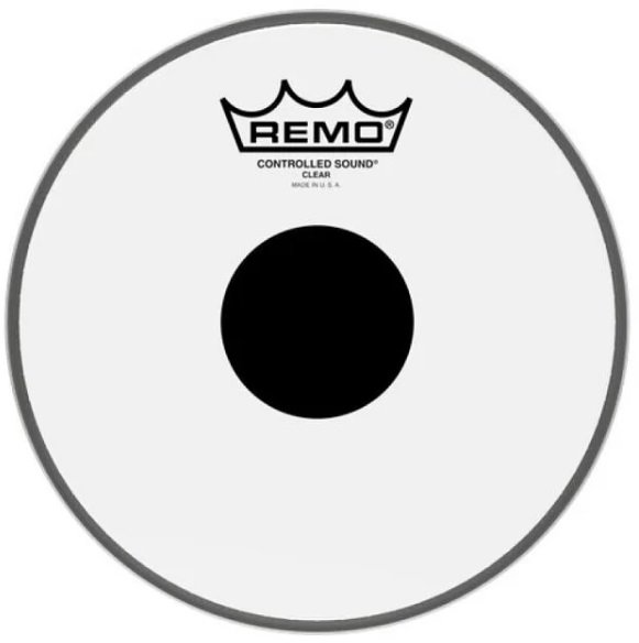 

Пластик для барабана Remo Batter, Controlled SOUND, Clear, 8" Diameter, Black Dot On Top