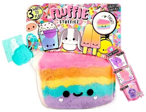 Акція на Мягкая игрушка-антистресс Fluffie Stuffiez серии Small Plush Тотр/Пица (594475-4) від Stylus