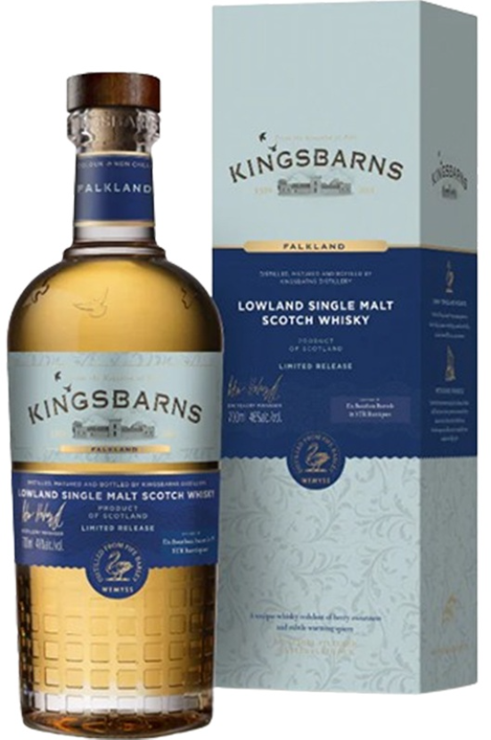 

Віскі Kingsbarns Falkland Single Malt Scotch Whisky gift box 46% 0.7 л (WHS811929031095)