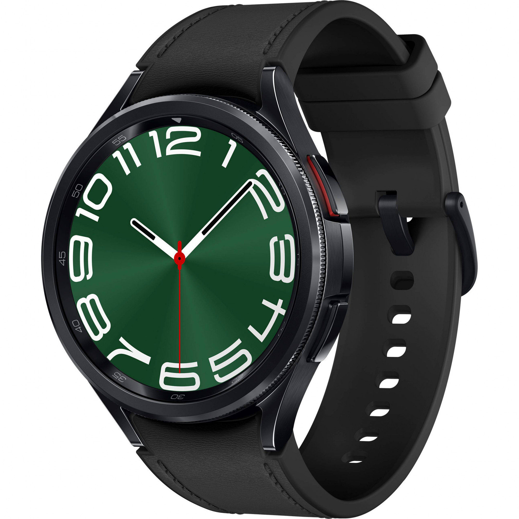 Акція на Samsung Galaxy Watch 6 Classic 47мм Lte Black з Hybrid Eco-Leather Black Band (SM-R965FZKA) (UA) від Y.UA