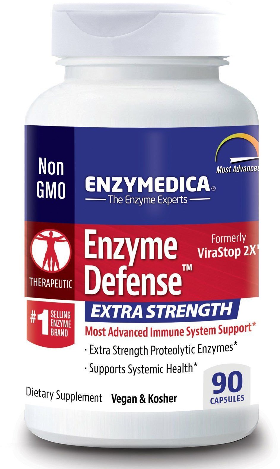 Акція на Enzymedica Enzyme Defense (Formerly ViraStop) Extra Strength Ферменты для иммунитета 90 капсул від Stylus