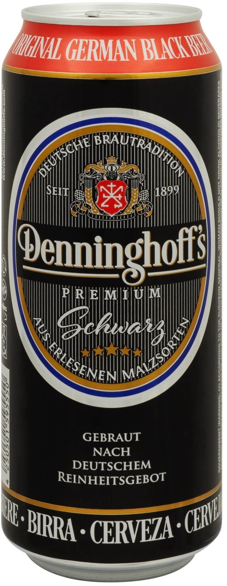 

Пиво Denninghoff's Schwarz темне фільтроване 4.9 % 0.5 л ж/б (FSH_4250501595550)