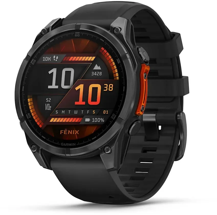 Акція на Garmin Fenix 8 Amoled 47mm Slate Grey with Black Silicone Band (010-02904-00) від Stylus