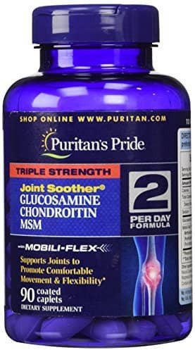 Акція на Puritan's Pride Triple Strength Glucosamine, Chondroitin & Msm Joint Soother 90 caps від Stylus