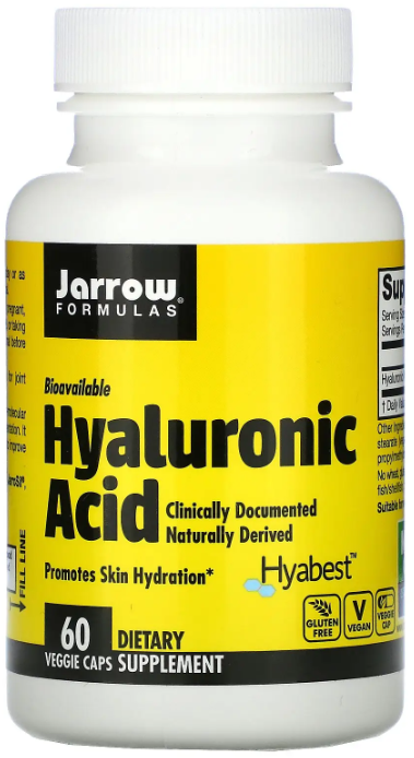 

Jarrow Formulas Hyaluronic Acid Гіалуронова кислота 60 капсул