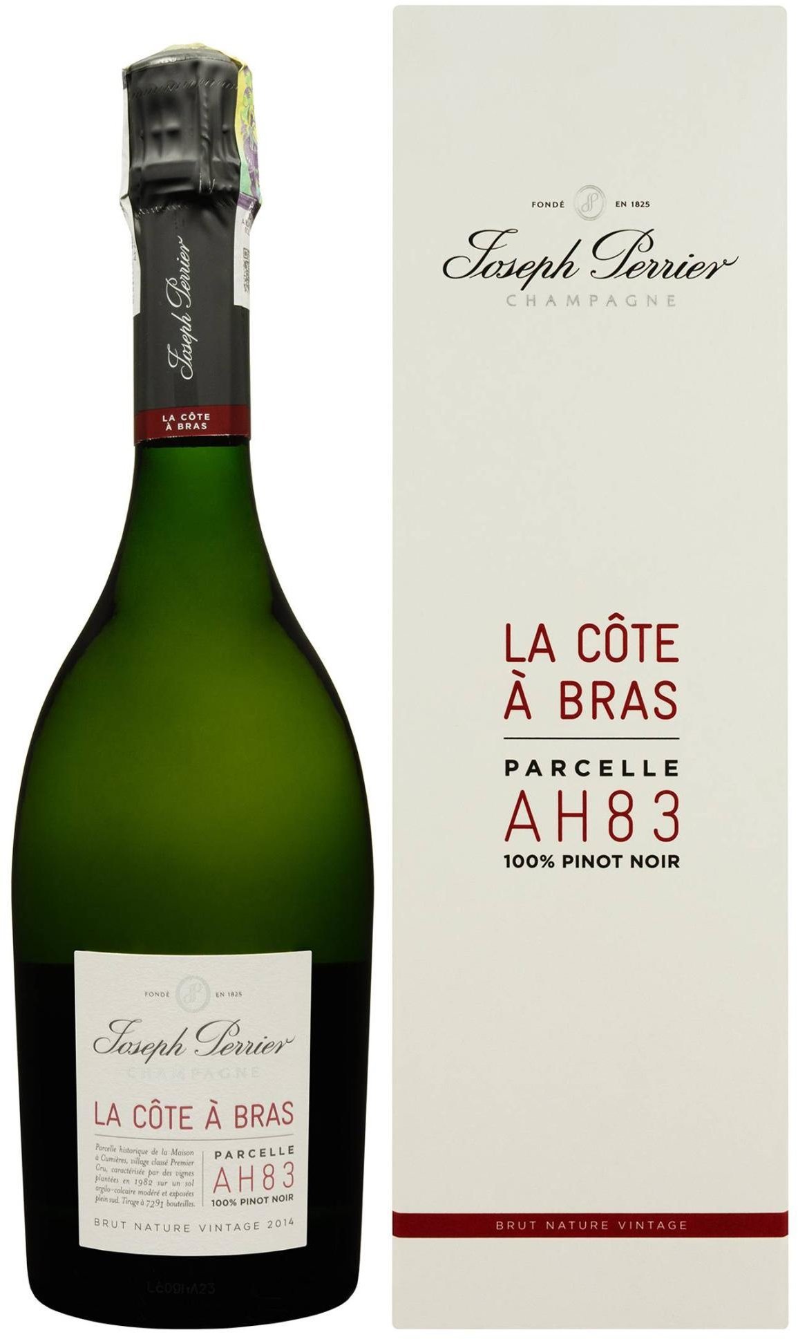 Акція на Шампанское Joseph Perrier La Cote a Bras Brut Nature 2014 белое сухое 0.75 л в коробке (FSH_3269160010985) від Stylus