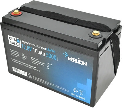 

Акумуляторна батарея Merlion 12.8V 100Ah LiFePo4
