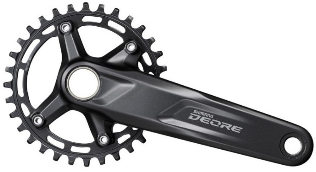 

Шатуны Shimano FC-M5100-1 Deore интегрированная ось 170 мм 32T 10/11-ск. CL-52 мм без каретки (EFCM51001CXA2)