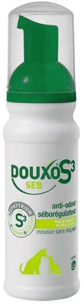 

Лечебный мусс Douxo S3 Seb для жирной кожи собак и кошек себорегулирующий 150 мл (179,805)