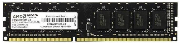 

Amd 4 Gb DDR3 1600 MHz (R534G1601U1S-U)