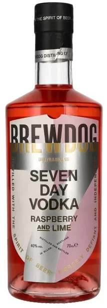 

Водка BrewDog Seven Day Raspberry and Lime Vodka 0.7 л (BWW4002)