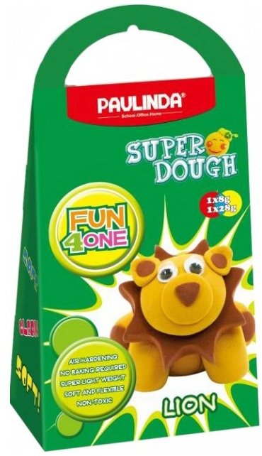 

Масса для лепки Paulinda Super Dough Fun4one Лев (подвижные глаза)