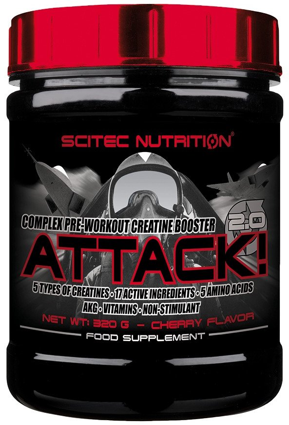 

Scitec Nutrition Attack! 2.0 320 g /32 serving/ Cherry