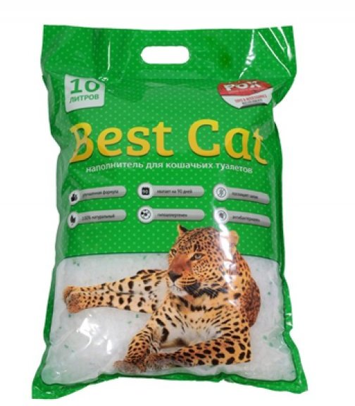 Акція на Наполнитель для кошачьего туалета Best Cat Green Apple 10 л 4 кг (SGL009) від Stylus