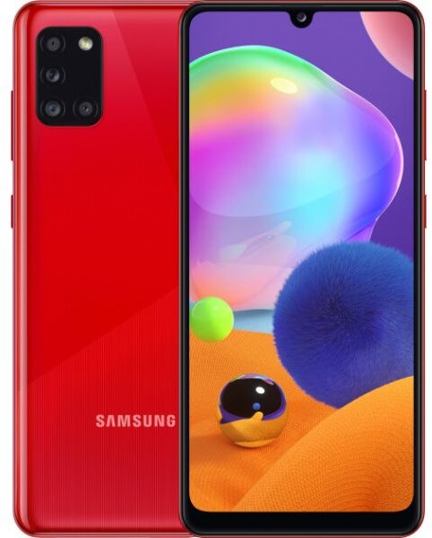 

Смартфон Samsung Galaxy A31 4/64 Gb Red Approved Вітринний зразок