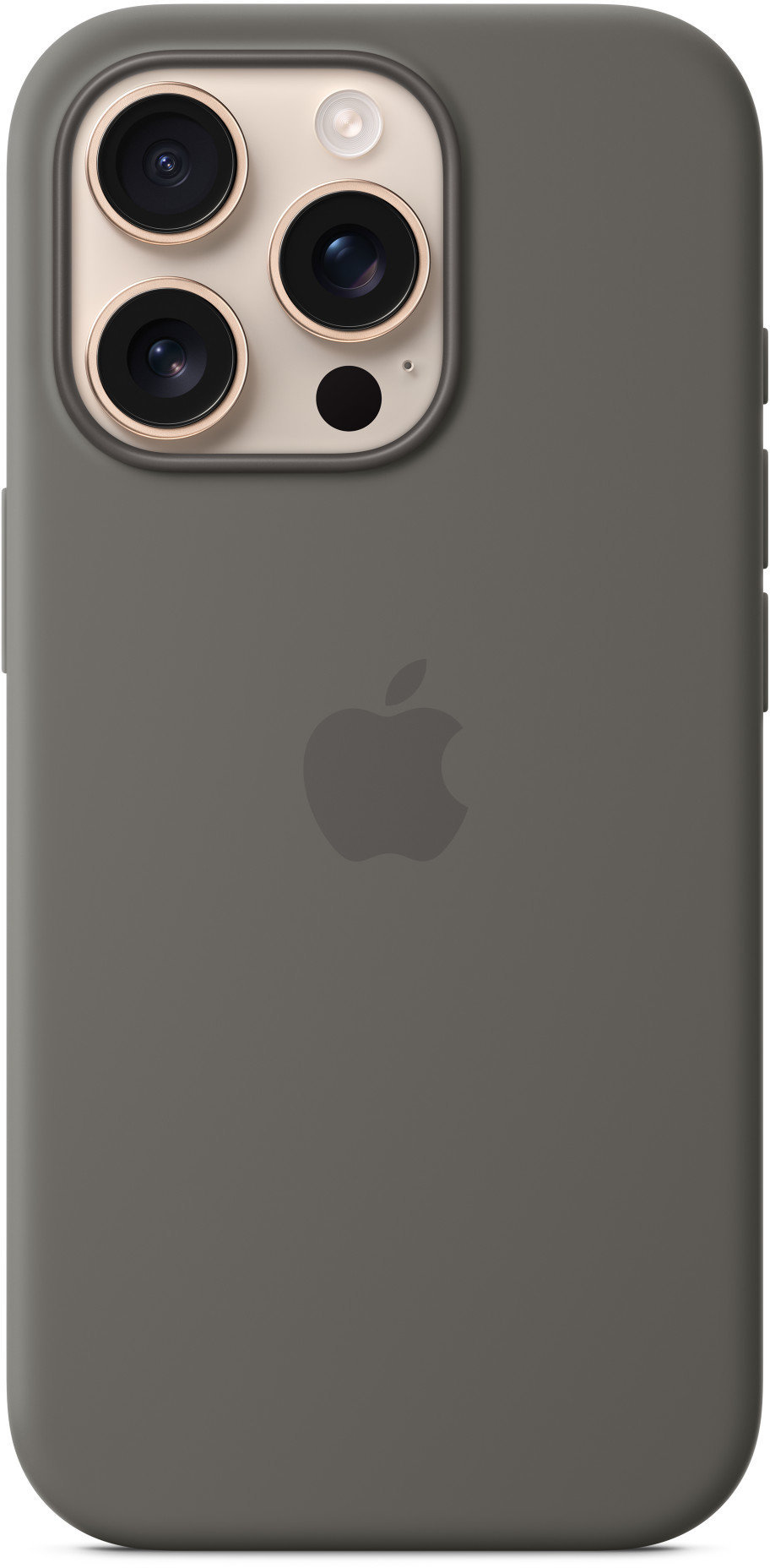 

Apple for iPhone 16 Pro Silicone Case with MagSafe Stone Gray (MYYL3)