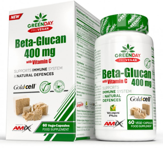 

Amix GreenDay ProVegan BetaGlucan 400mg 60 vegan caps / 60 servings