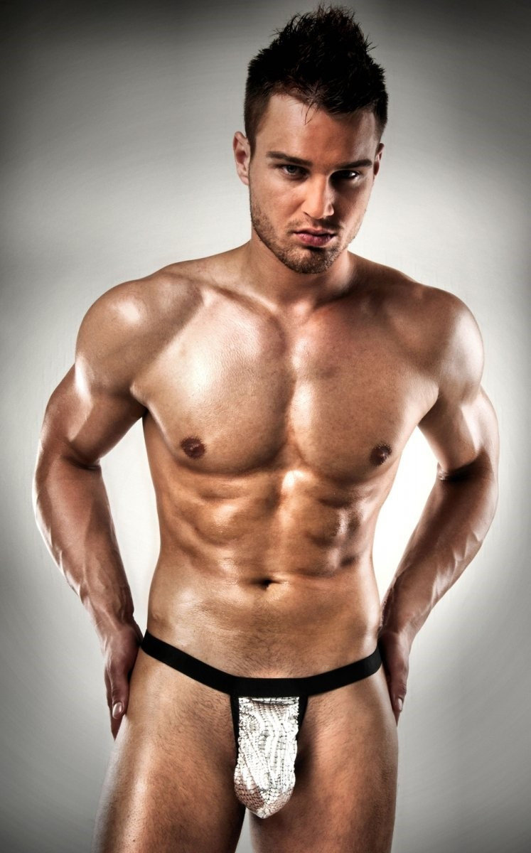 

Эротические трусы Passion 015 Thong silver XXL/XXXL