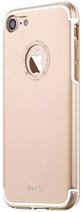 

iBacks Aluminum Case with Diamond Ring Gold for iPhone 8 Plus/iPhone 7 Plus