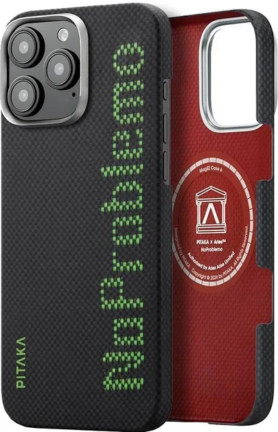 

Pitaka Aries Tactile Woven Case No Problemo (KI1601NOP) для iPhone 16 Pro Max