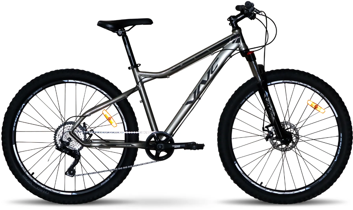 Акція на Велосипед Vnc 2023' 27.5"x2.80" SandRider A4  Plus V1A4P-2743-GB M/17"/43см (2473) grey (shiny)/black (matt) від Stylus