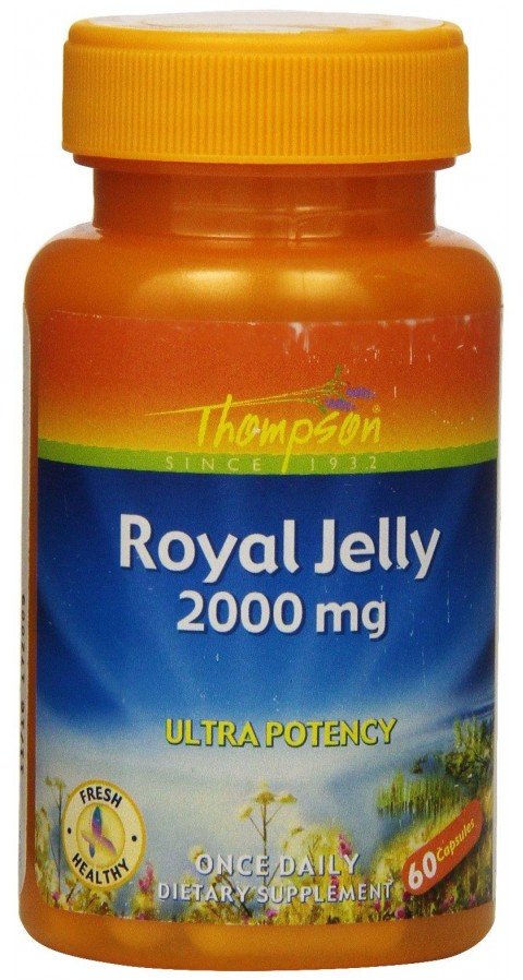 

Thompson Royal Jelly, 2000 mg, 60 Capsules (THO-19350)