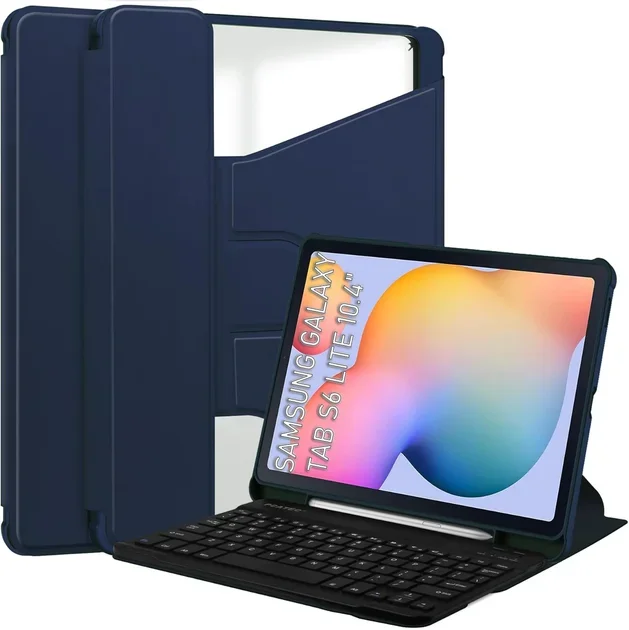 

BeCover Case Rotatable Smart Keyboard Deep Blue Samsung Galaxy Tab S6 Lite 10.4 P610/P613/P615/P619 (712405)