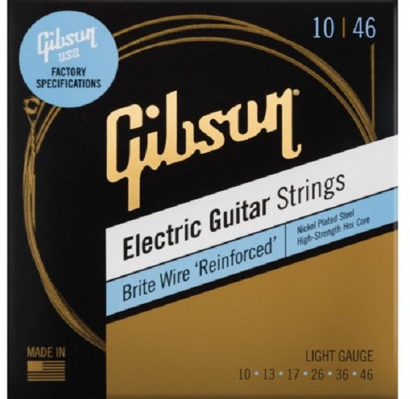 

Струны для электрогитар Gibson SEG-BWR10 Brite Wire Reinforced 10-46 Light