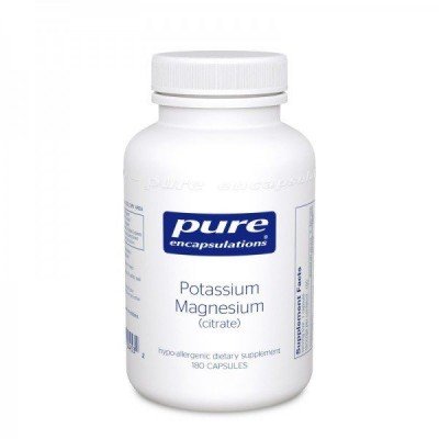 Акція на Pure Encapsulations Potassium Magnesium (citrate) 180 caps Калий и магний цитрат (PE-00453) від Stylus