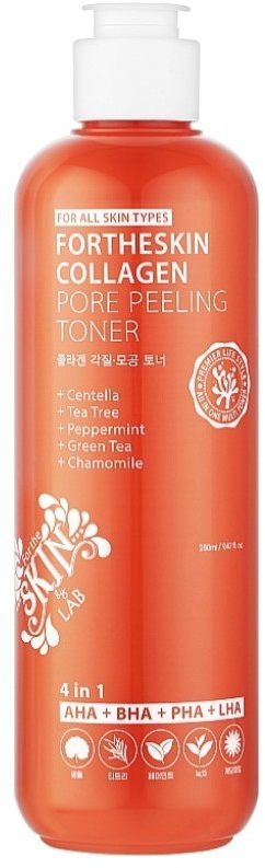 

Fortheskin Collagen Pore Peeling Toner Тонер-пилинг для лица с коллагеном 280 ml