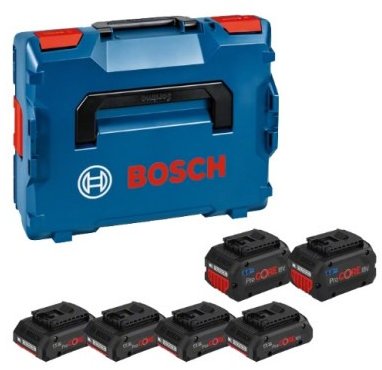 

Набір акумуляторів Bosch 4x PC18V4.0+2x PC18V Professional (1600A02A2T)