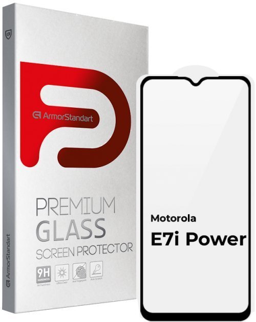 

ArmorStandart Tempered Glass Full Glue Black для Motorola E7i Power (ARM65481)