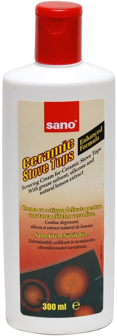 

Средство для мытья керамических плит Sano Ceramic Stove Tops Cleaner 300 мл