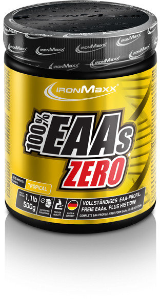 

IronMaxx 100% EAAs Zero 500 g /33 servings/ Topical