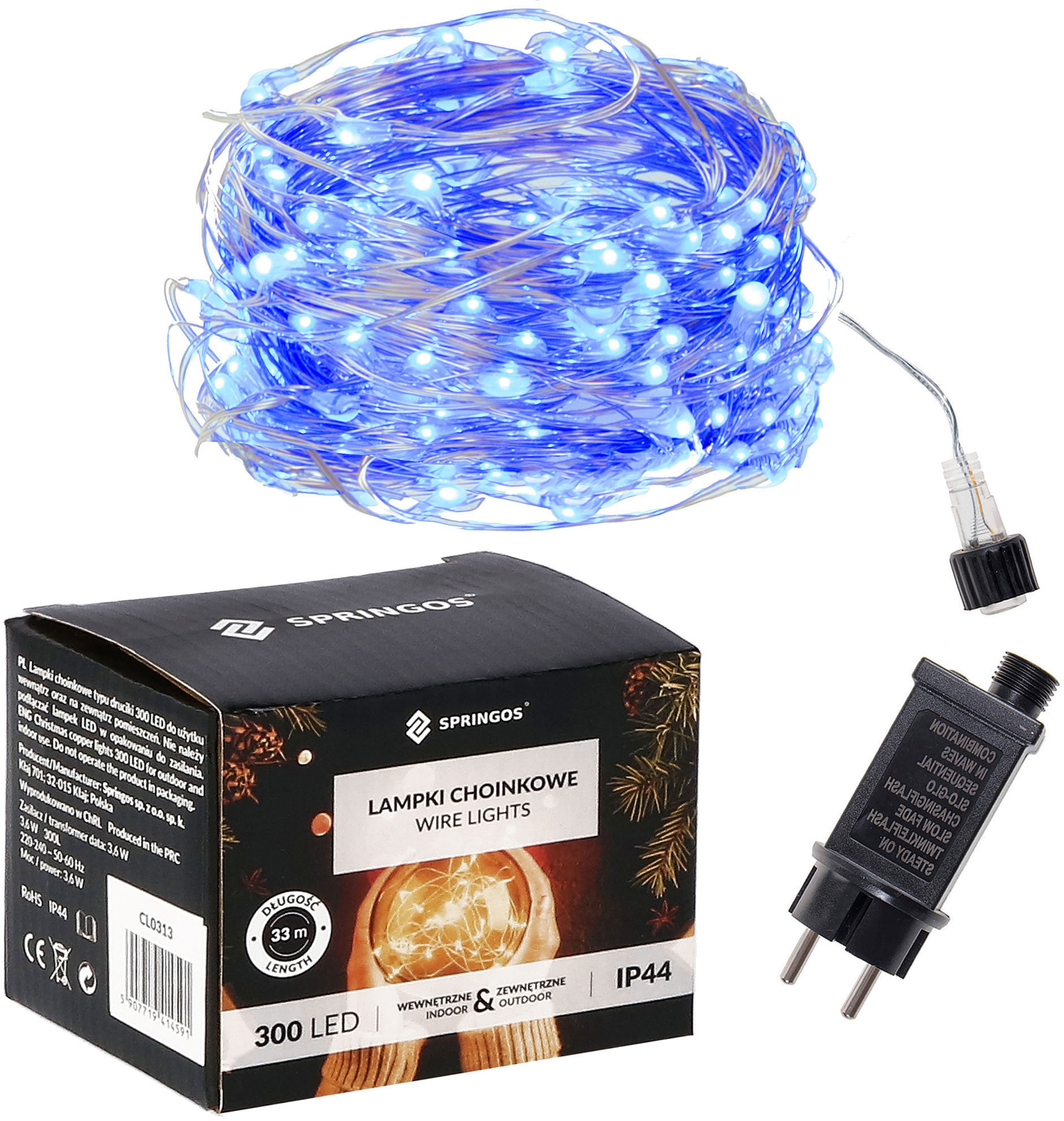 

Гирлянда Springos 30 м 300 Led CL0310 Blue