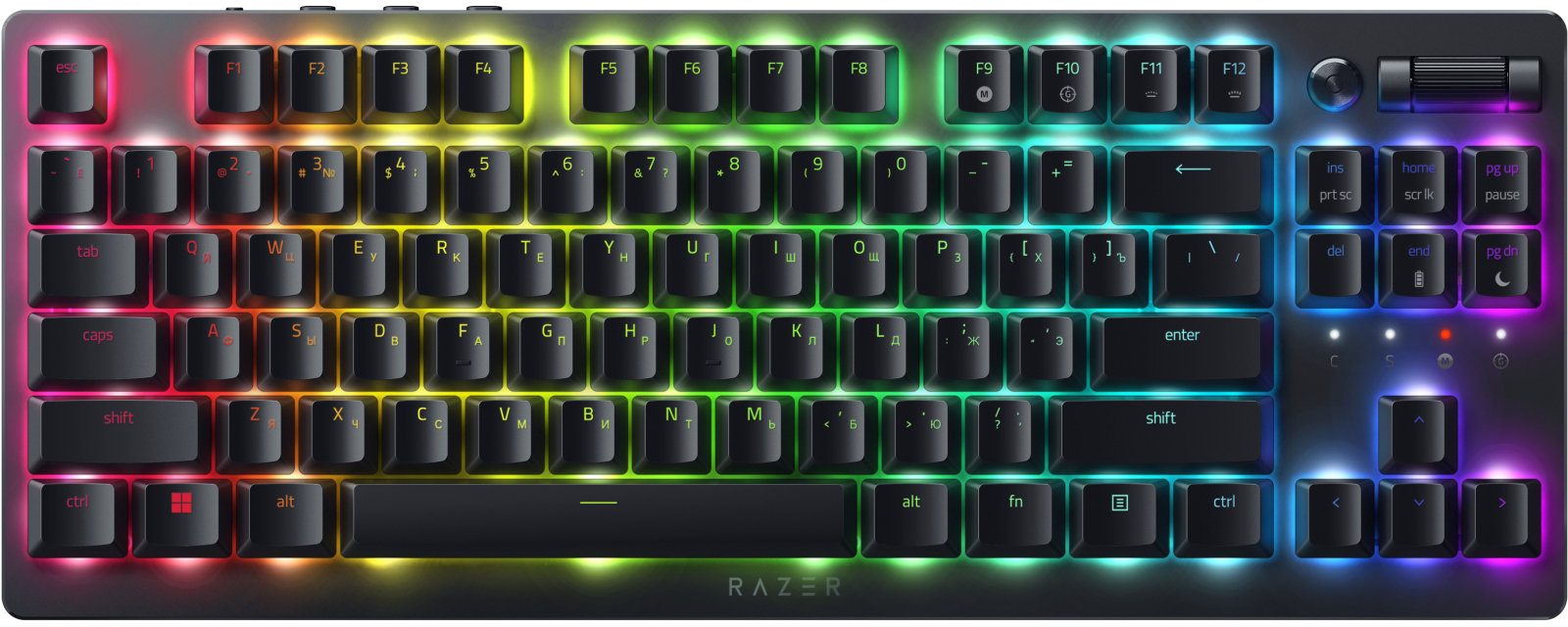 Акція на Razer DeathStalker V2 Pro Tkl Wireless Ru (RZ03-04370800-R3R1) від Stylus