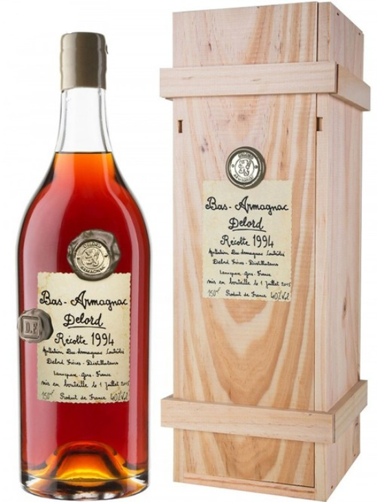 

Арманіяк Delord Bas-Armagnac 1994 gift box 40% 0.7 л (WHS3324113719947)