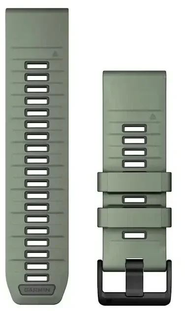 Акція на Ремінець Garmin QuickFit 26mm Watch Bands Willow/Graphite Silicone (010-13393-04) від Y.UA