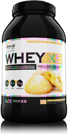 Акція на Genius Nutrition Whey-X5 2000 g / 61 servings / Biscotti Cookies від Stylus