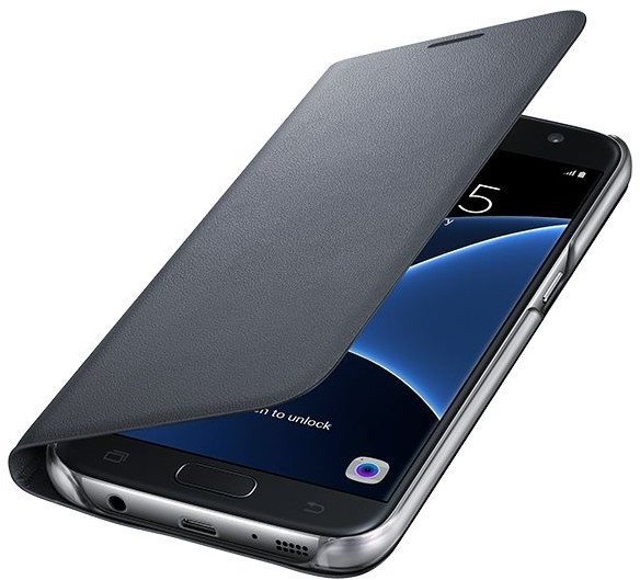 

Samsung Wallet Flip Cover Black (EF-WG930PBEGRU) for Samsung G930 Galaxy S7