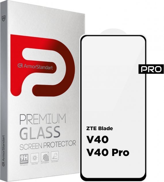 

ArmorStandart Tempered Glass Pro Black для Zte Blade V40 / V40 Pro (ARM63119)