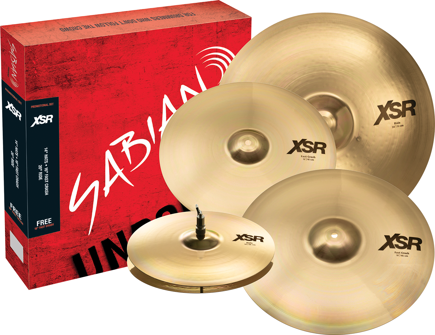 

Набір тарілок для ударних Sabian XSR5005GB