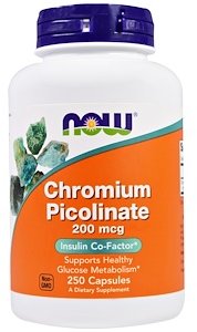 Акція на Now Foods Chromium Picolinate 200 mcg 250 caps від Stylus