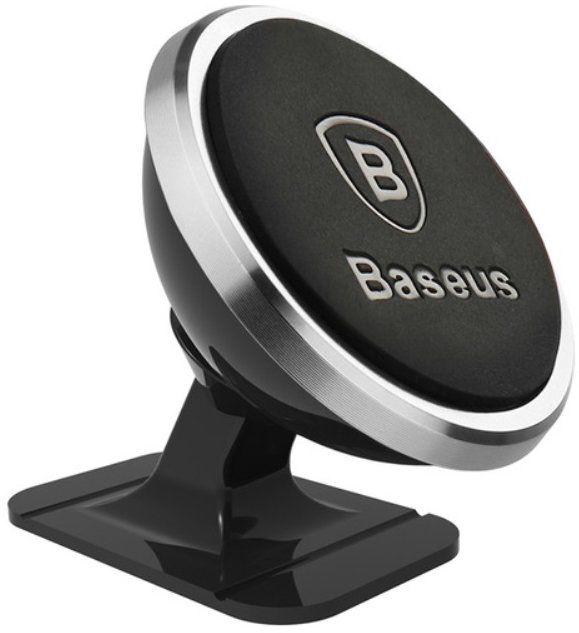 Акція на Baseus Car and Desk Holder Magnetic 360 Rotation Silver (SUGENT-NT0S) від Stylus