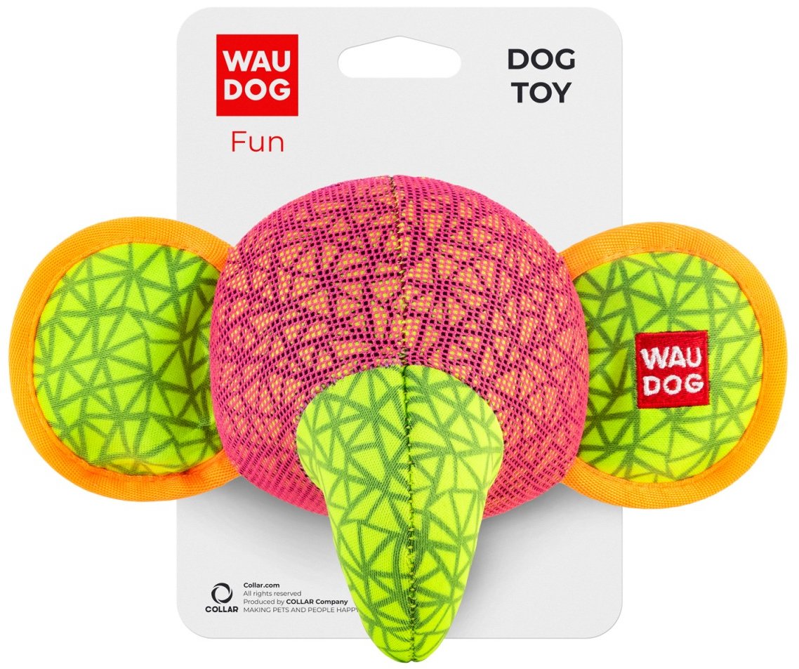 Акція на Игрушка для собак Waudog Fun Слон 20х14 см розовая (62047) від Stylus