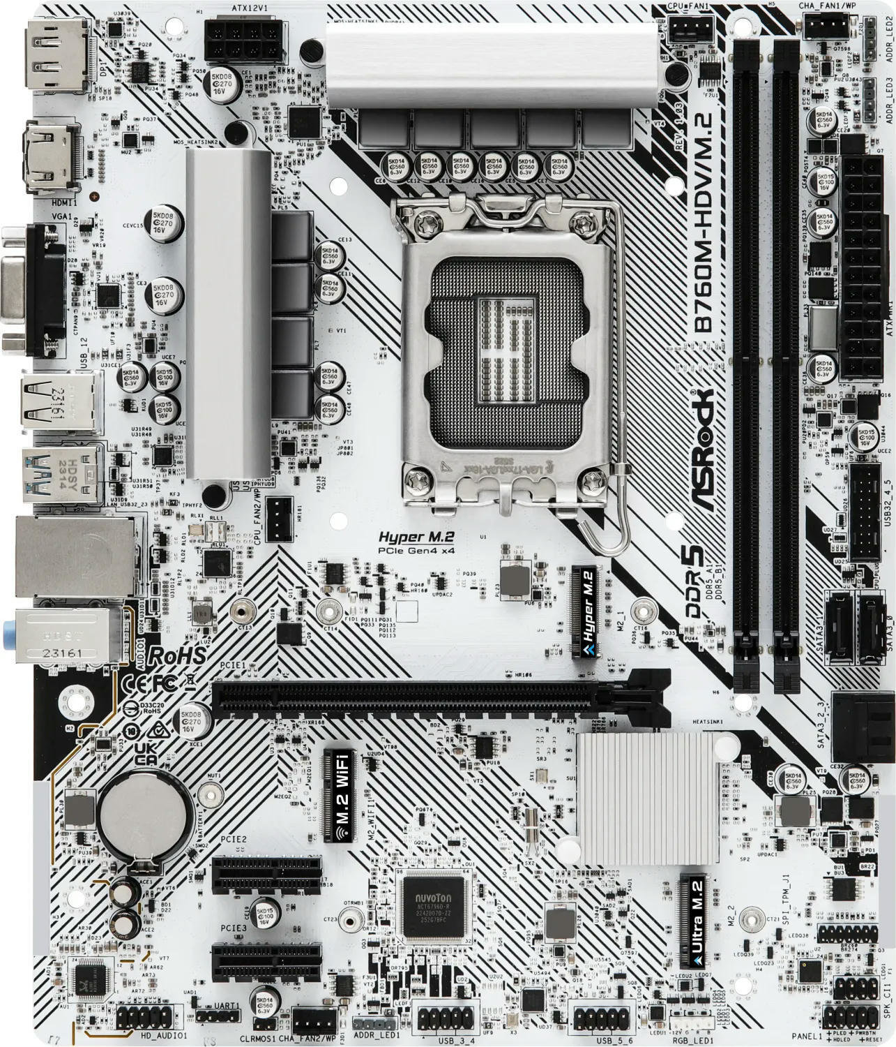 Акція на ASRock B760M-HDV/M.2 від Stylus