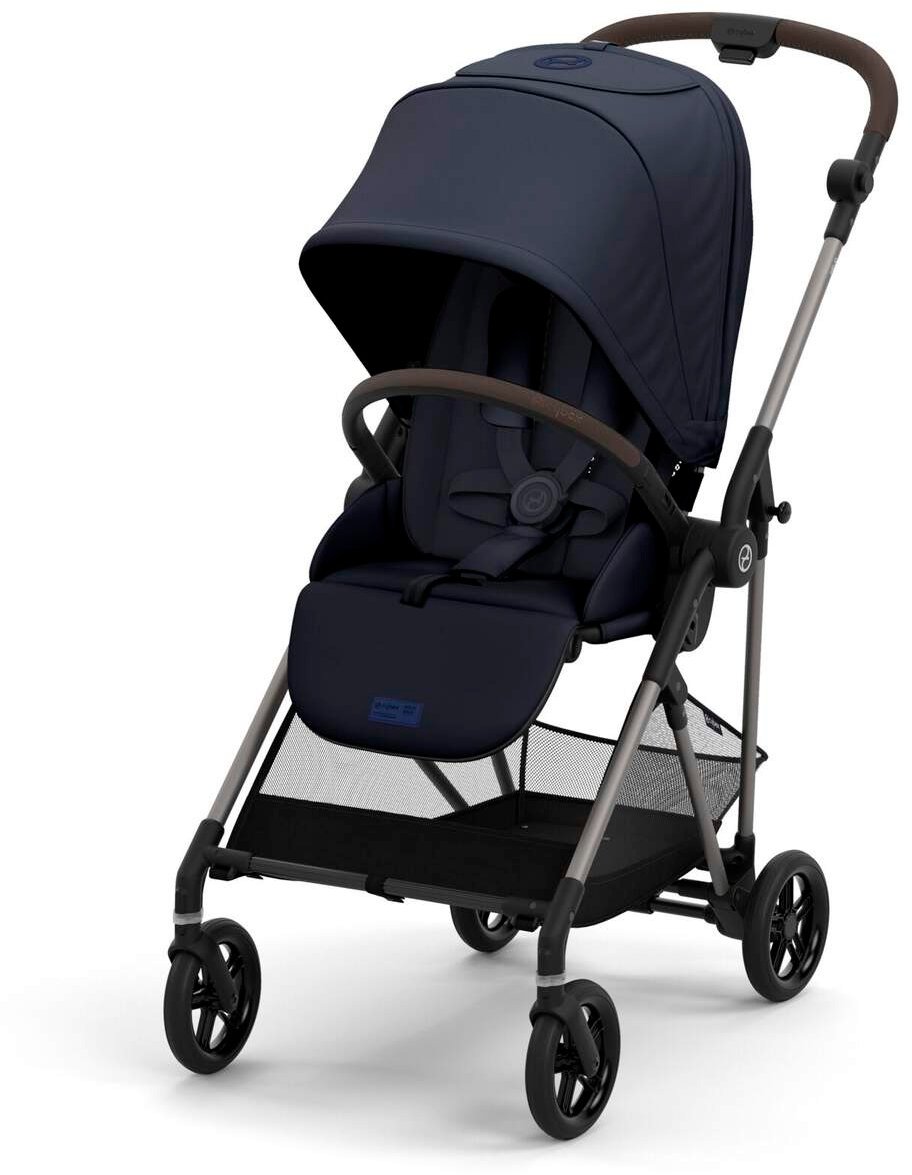 

Прогулянкова коляска Cybex Melio Dark Blue з бампером (524000027)