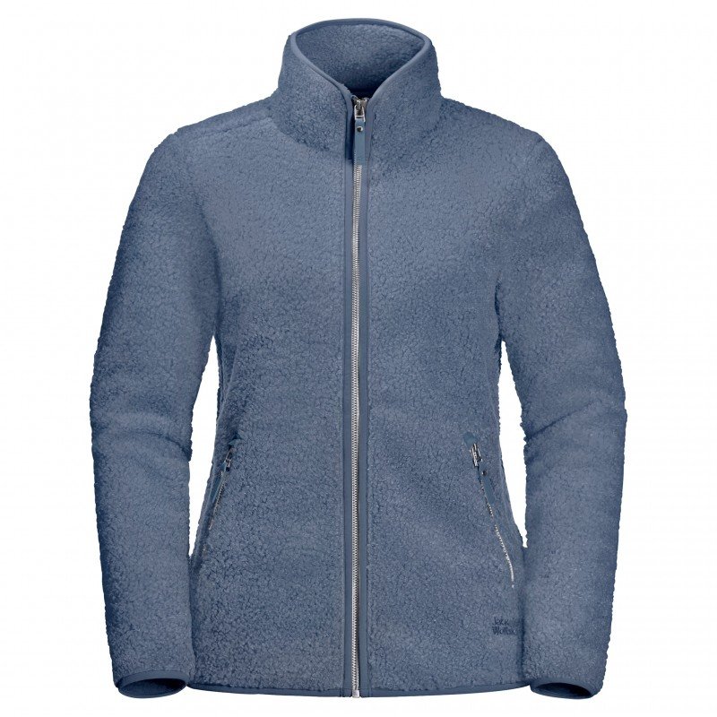 

Толстовка Jack Wolfskin High Cloud Jacket W 1708731-1380 40 синяя на молнии